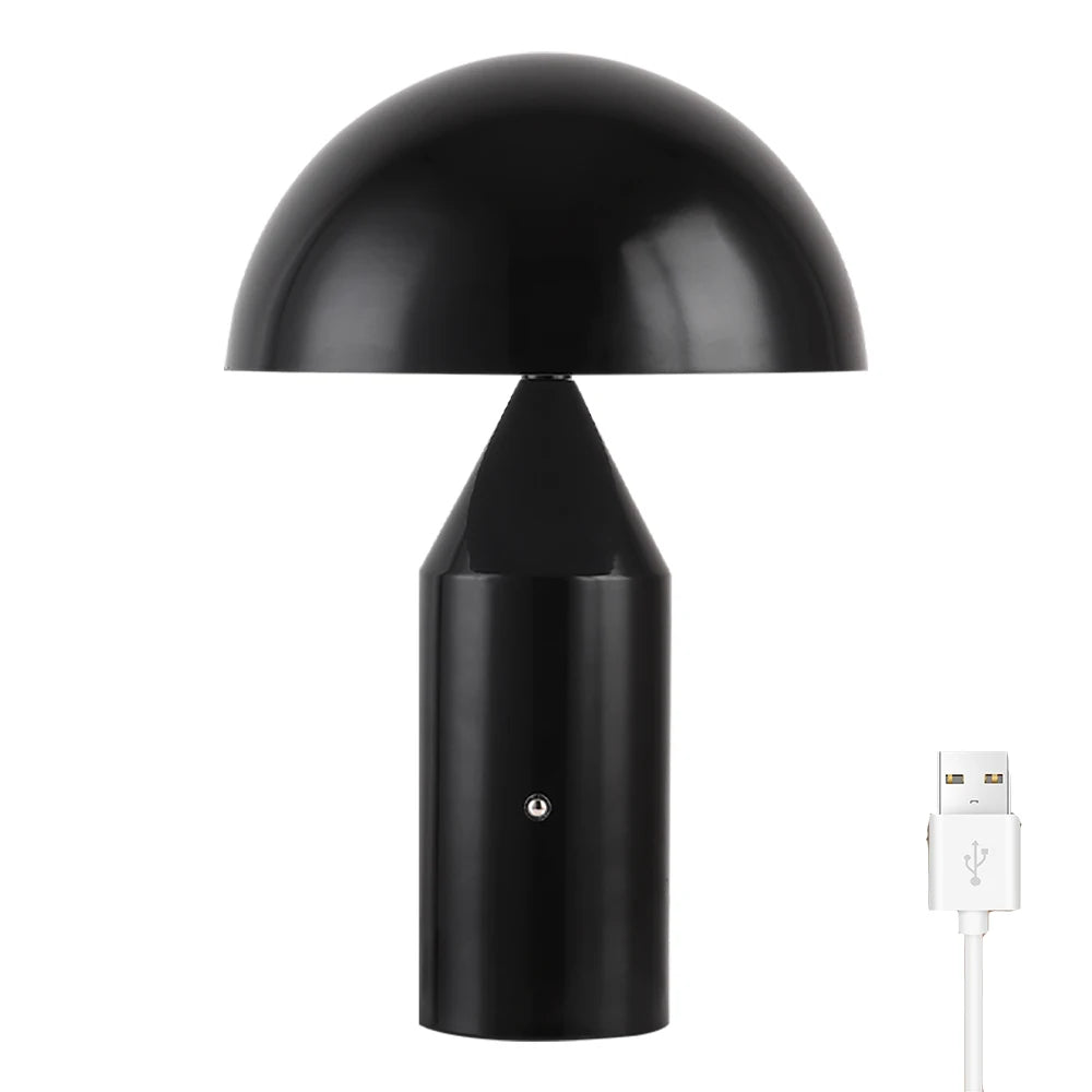 Metal Mushroom Table Lamp Modern Decoration Desk Lamp