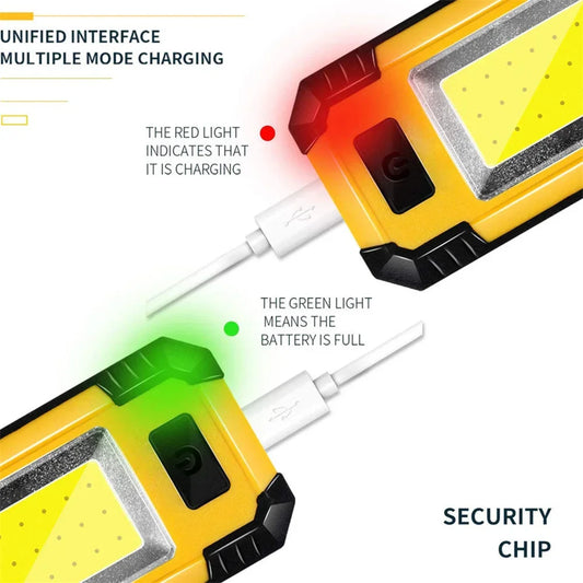 COB Worklight USB Rechargeable LED Flashlight