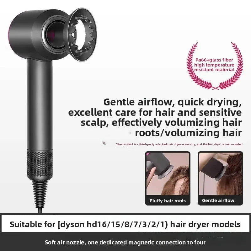 Hair Dryer  Curl Hair Outlet Accessories Diffusion Drying Styling