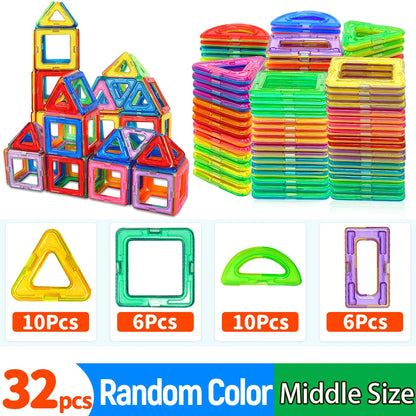 Magnetic Building Blocks DIY Learning Educational Magnet Toys