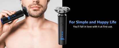Electric Razor for Men 3 Blade Rotary Shaving Machine