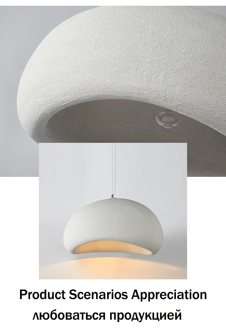 Nordic Wabi Sabi Pendant Lamps Dining Room Lighting