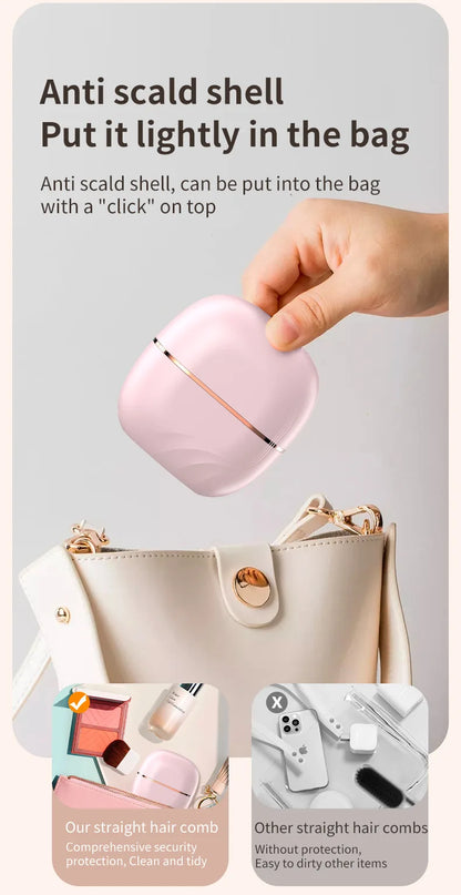 New Mini Straightener Rechargeable Portable Hair Straightener