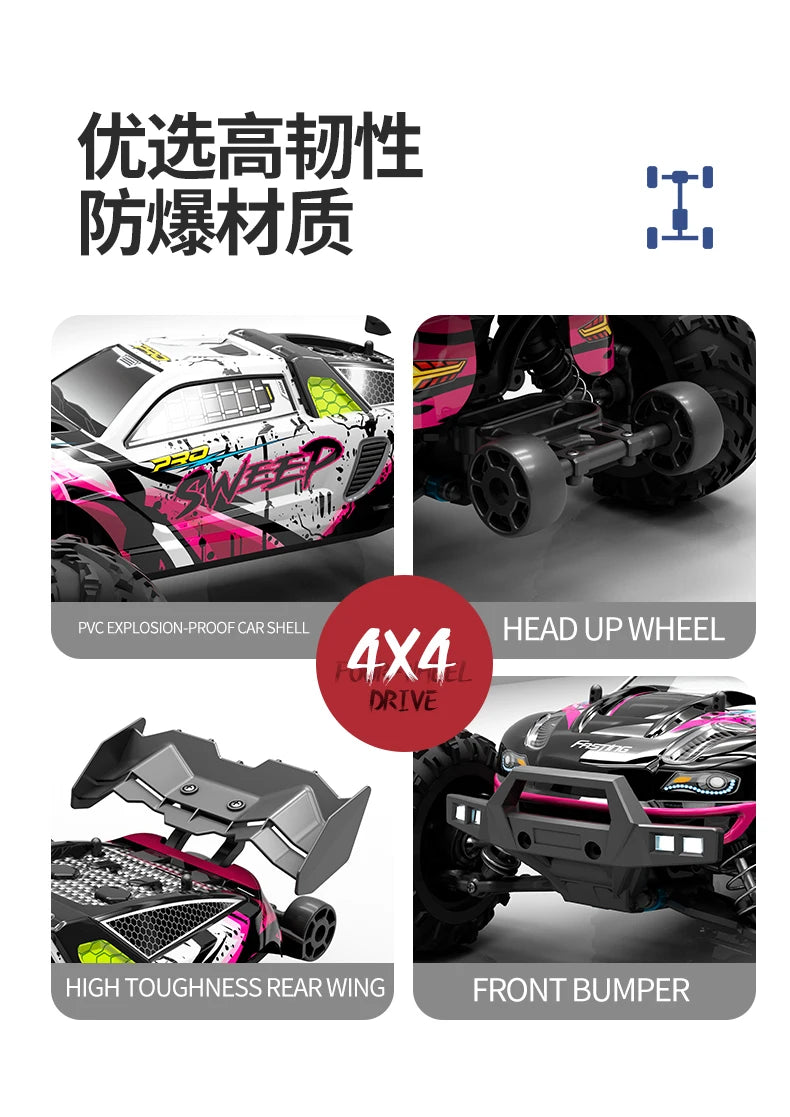 Rc Car Off Road 4x4 High Speed 75KM/H Remote Control