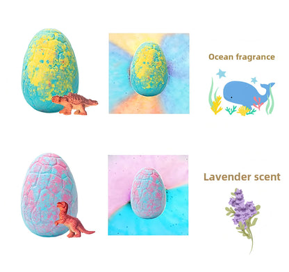 6PCS Children's Dinosaur Egg Bomb Bath Salt Balls Fun