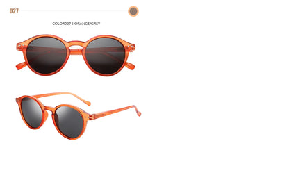 Retro Circular Polarized Sunglasses Vintage