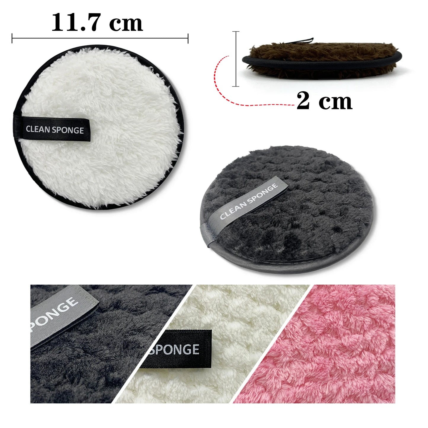 Reusable Makeup Remover Towel Washable Cotton Pads