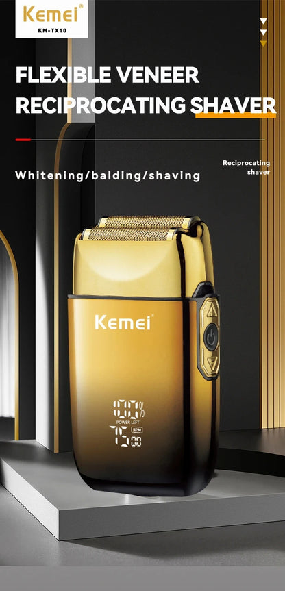 Kemei KM-TX10 USB Charging Electric Shaver For Men