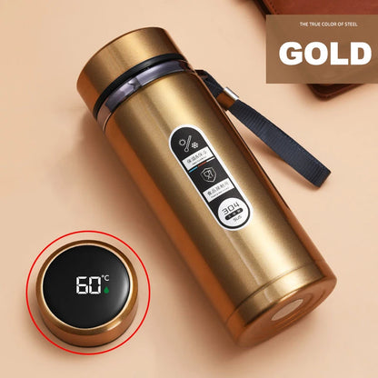 Stainless Steel Thermos Bottle with LED Temperature Bottle