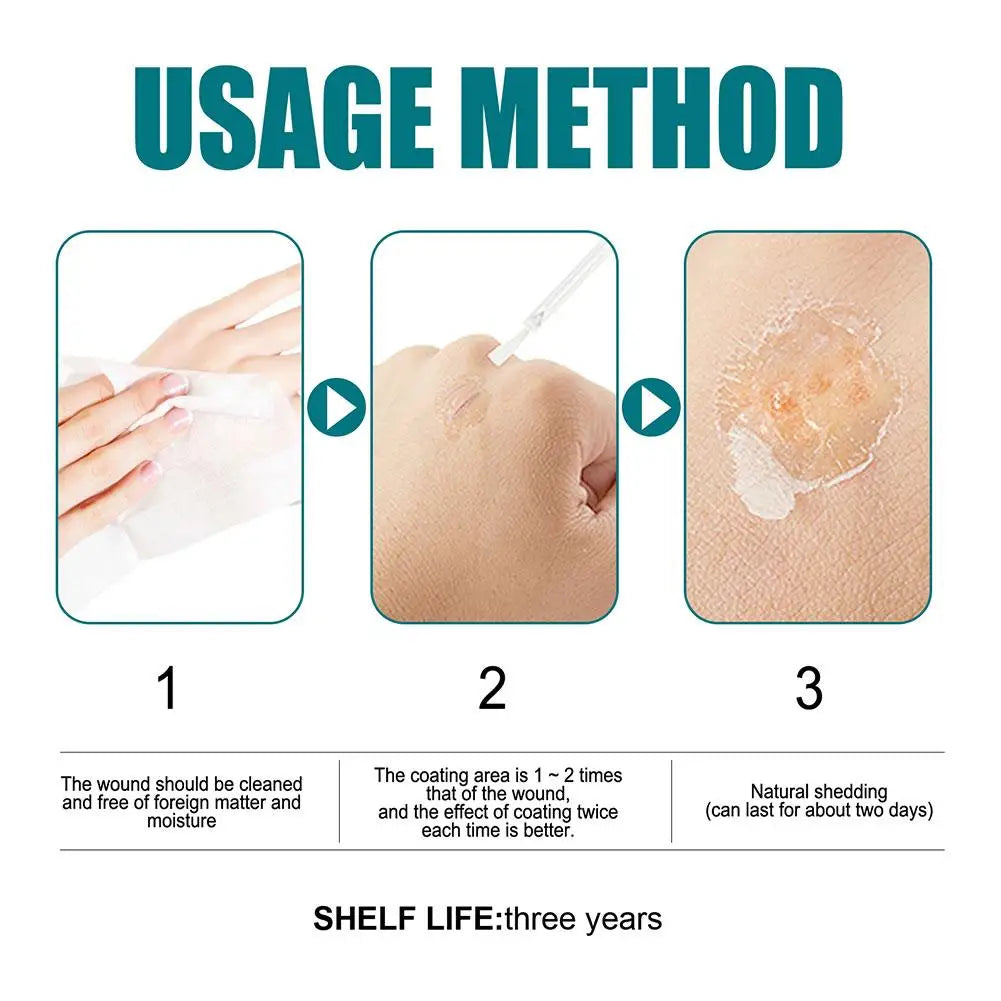 Liquid Band-Aid Waterproof Invisible Bandage Wound Fast Healing
