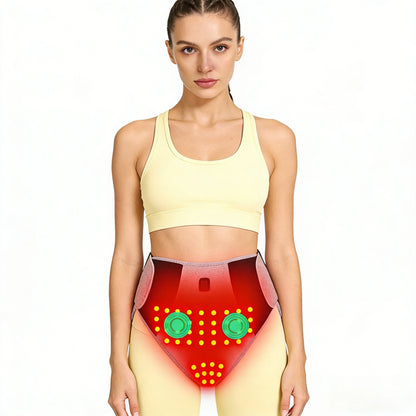 Red Light Heating Women's Underwear with Abdominal Massager Relieves