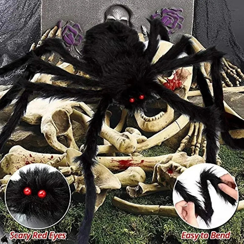 Halloween Big Plush Spider Horror Halloween Decoration