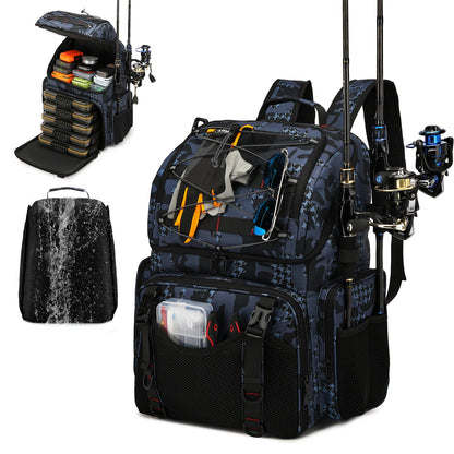 Fishing Backpack 45L Cooler Fishing Tackle Storage Bag