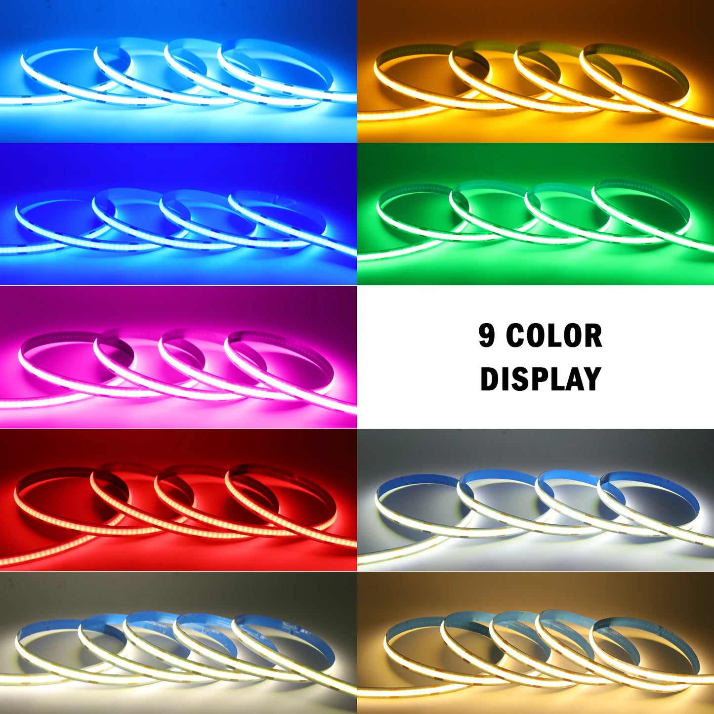 New USB COB Strip Light Flexible Adhesive Tape Night Lighting