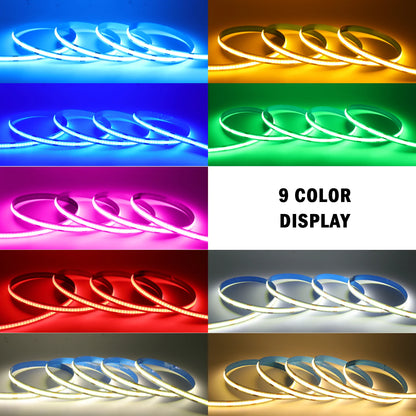 New USB COB Strip Light Flexible Adhesive Tape Night Lighting