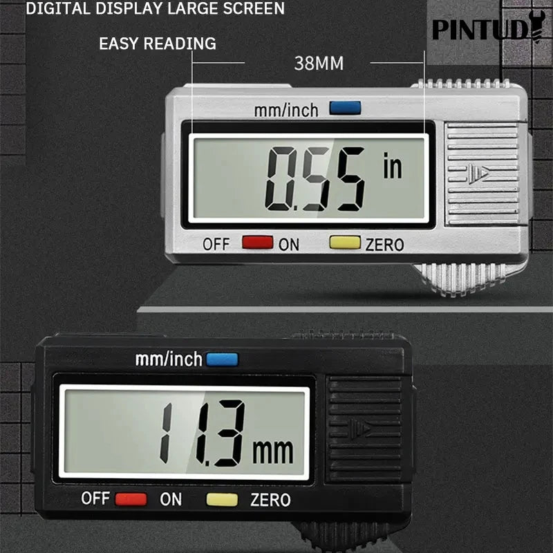 1PC Plastic Vernier Caliper Digital Display Caliper Measuring Tool