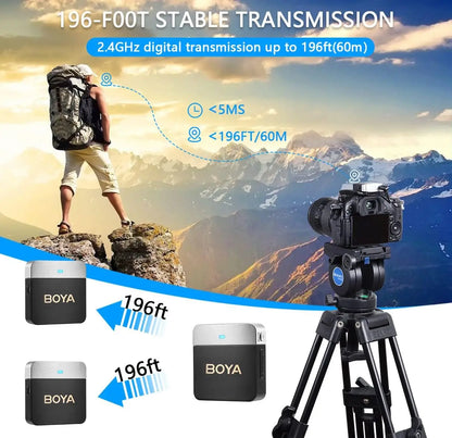 BOYA BY-M1V Wireless Lavalier Microphone
