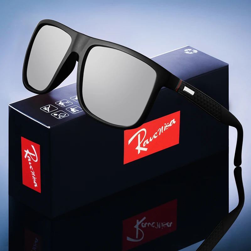 Brand Designer Men's Sun Glasses Vintage Square Sunglasses