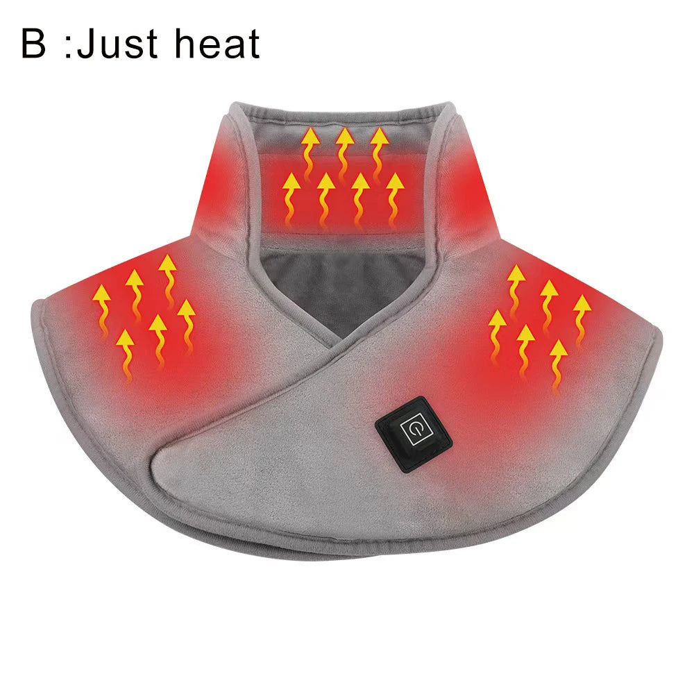 Electric Heating Shoulder Neck Pad Massager Brace