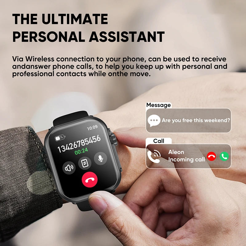 Watch Ultra 2 SE Men Women 1000mAh AMOLED Heart Rate