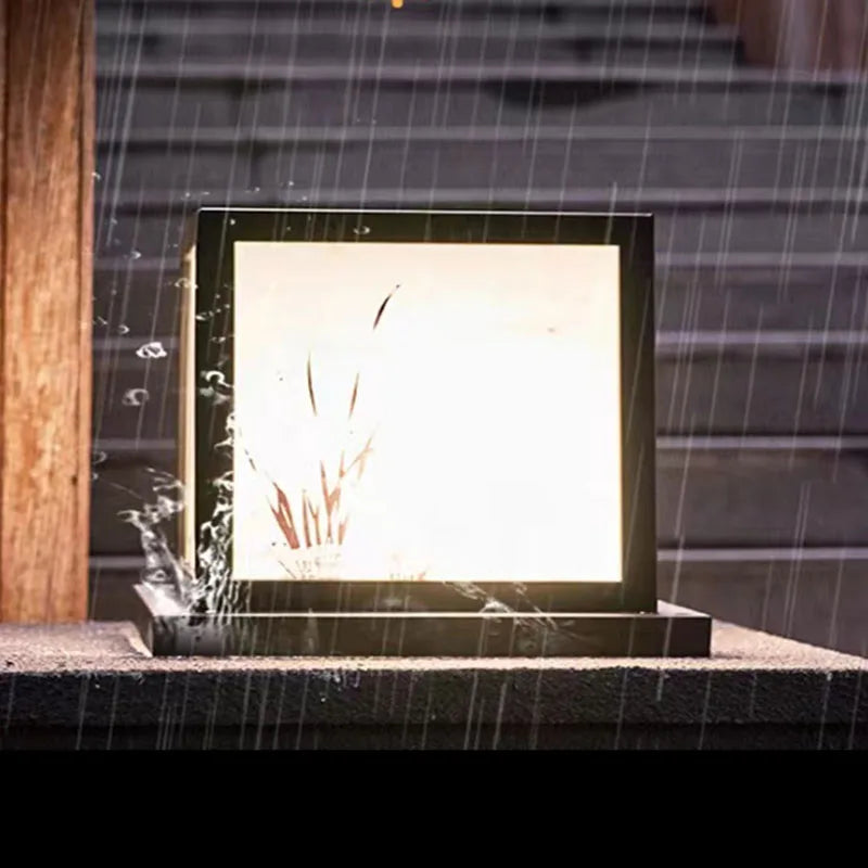 Solar Outdoor Light Waterproof Pillar Light Solar Energy Powered