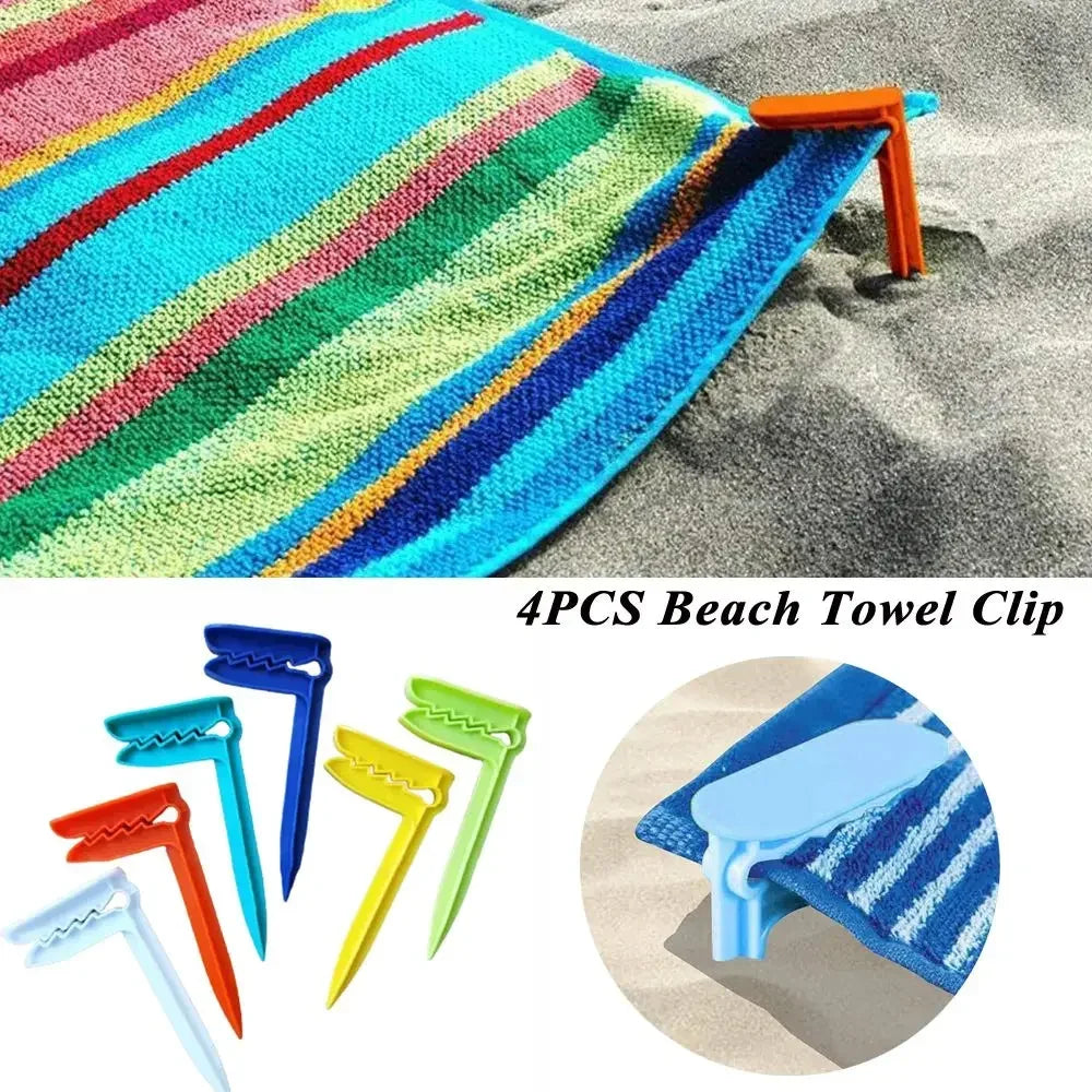 Beach Towel Clip Camping Mat Clip Outdoor Decorative Clothespins