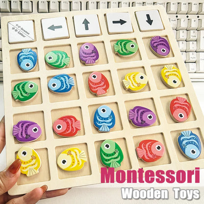 Wooden Montessori Toys Children's Logical Thinking Training