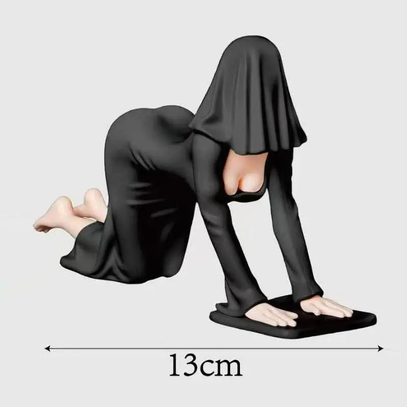 New Mysterious Ghost Lady PVC Figure Mini Anime Girl Figurine Ornament for Computer Desk