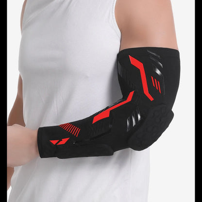 1 Pc Sports Padded Arm Sleeves Protective Compression Elbow Pad