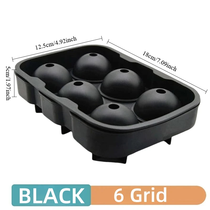 4/6/8/15Grids Silicone Ice Cube Molds Spherical Ice Molds