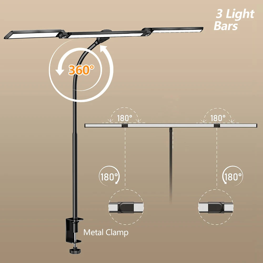 Home LED Eye-Caring Architect Desk Lamp No Flicker