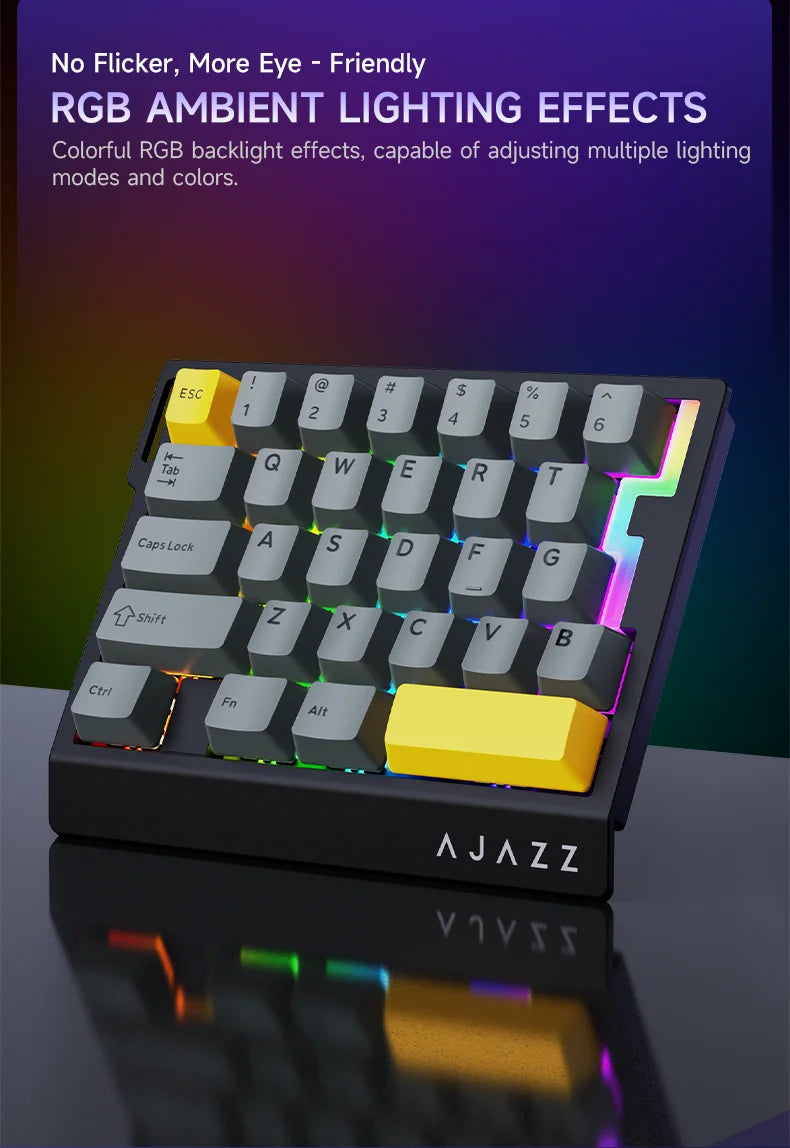Wired One-Handed Gaming Keyboard HE Magnetic Switch