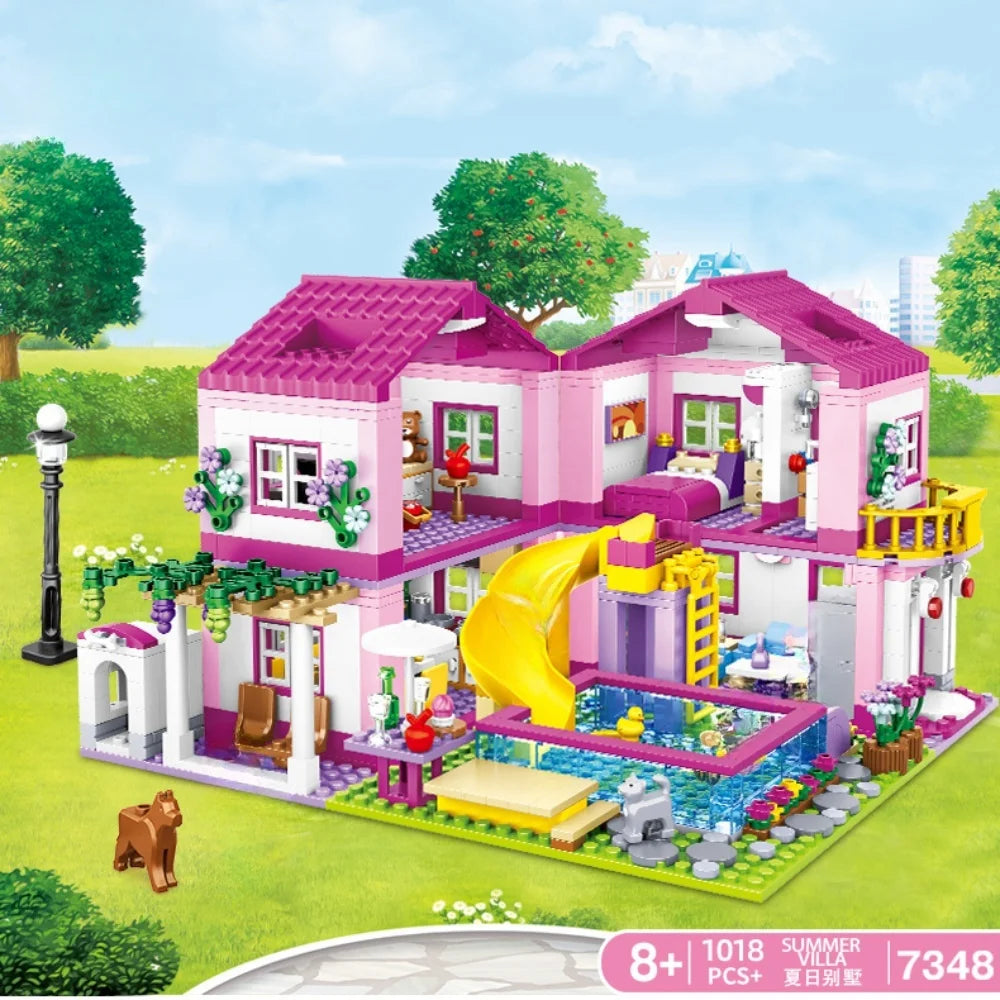 Friends City Series House Summer Holiday Villa Castle