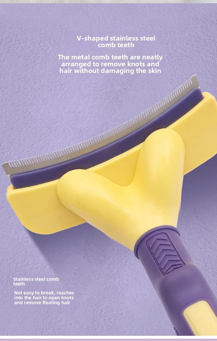 Pet brush, pet grooming tool deshedding comb