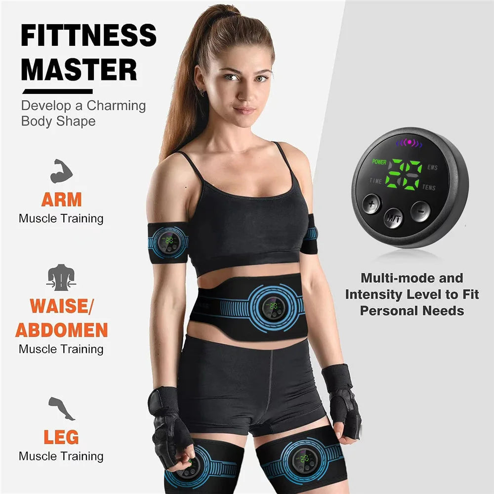 Intelligent EMS Belt Massage Set Full Body Muscle Stimulation