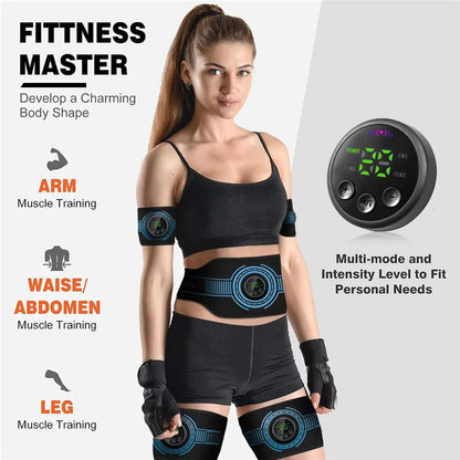 Intelligent EMS Belt Massage Set Full Body Muscle Stimulation