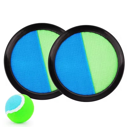 1Set Kids Sucker Sticky Ball Toy Outdoor Sports Catch Ball Game Set