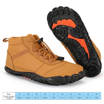 Men Plush Winter Boots Shoes Women Waterproof Snow Cotton Boots
