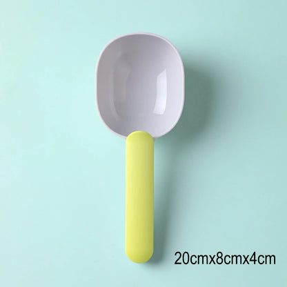 Pet Food Shovel with Sealing Bag Clip Spoon Multifunction