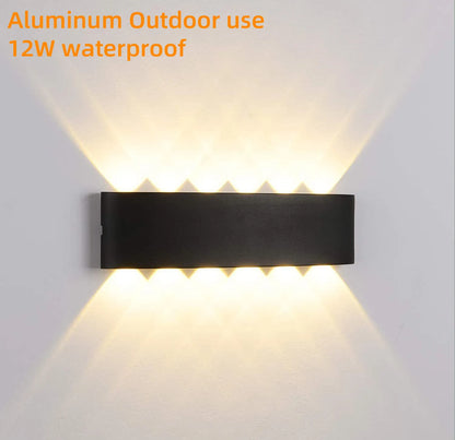 Modern LED Wall Lights White up down Indoor Outdoor Decor