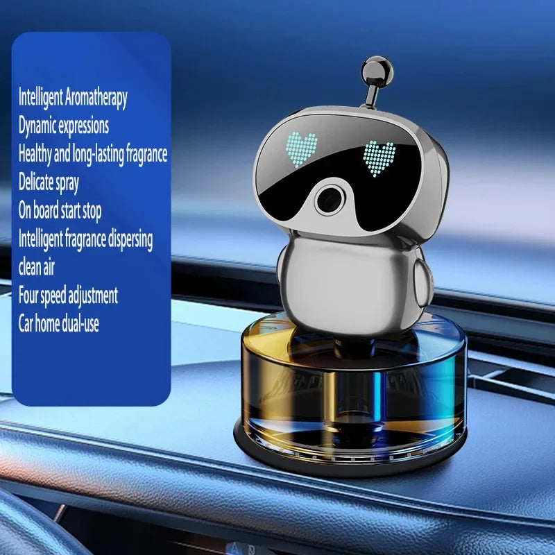 Smart Car Air Freshener AI Rechargeable Car Aroma Diffuser