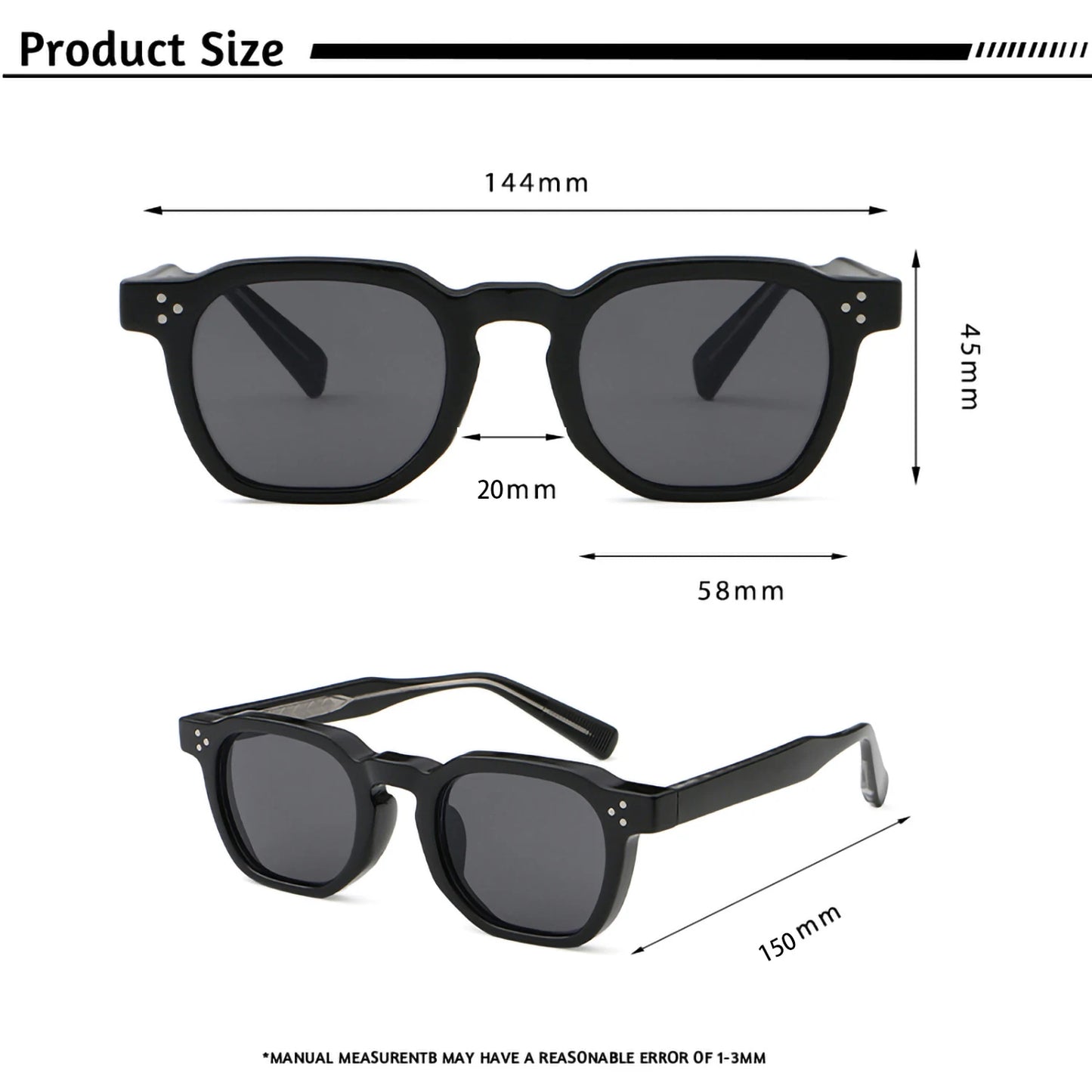 New Retro Punk Men Sunglasses Personalized Design