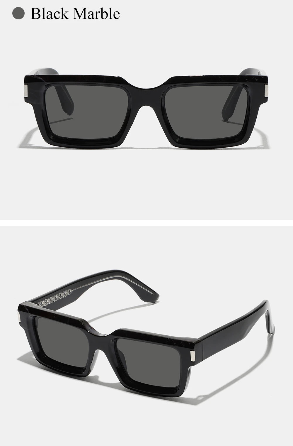 Ruiao retro black designer sunglasses vintage eyewear
