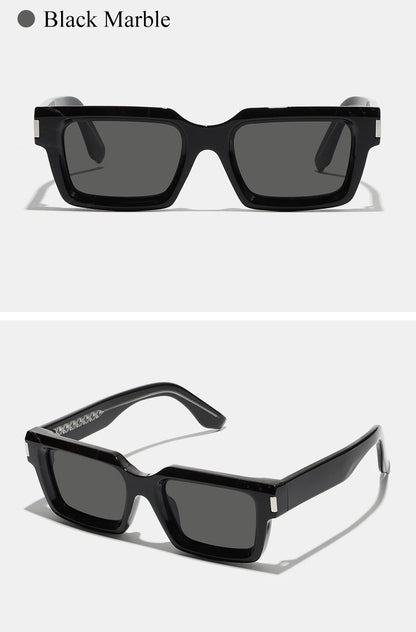 Ruiao retro black designer sunglasses vintage eyewear