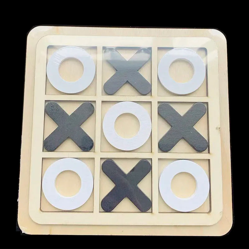 Montessori Wooden Toy Mini Chess Game Interaction Puzzle