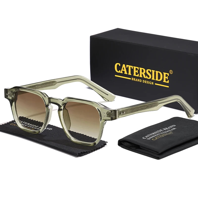 Square Fashion Sunglasses Men Core Insert Temple