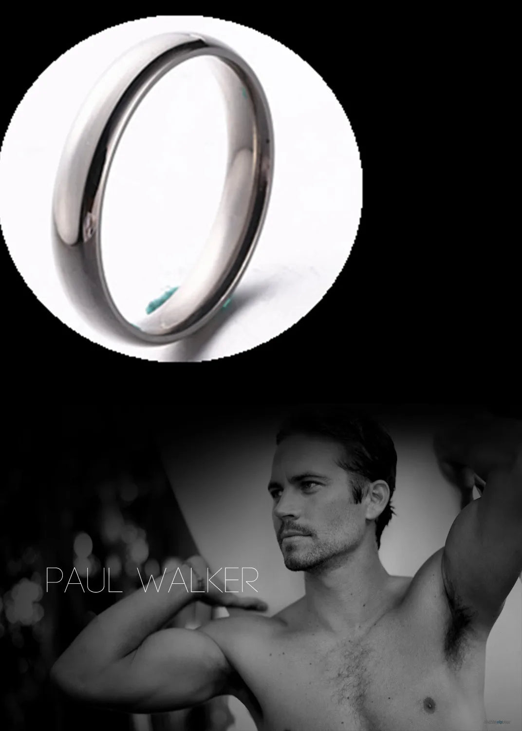 Simple 4mm 6mm Titanium Ring Women Men Prevent Allergy