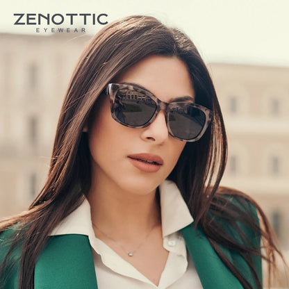 ZENOTTIC Butterfly Women Oversized Polarized Sunglasses