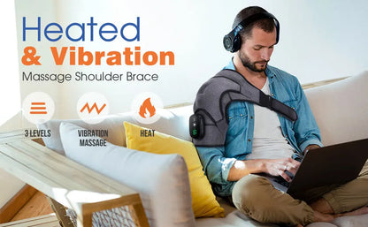 Electric Heating Shoulder Brace LED Display Vibration