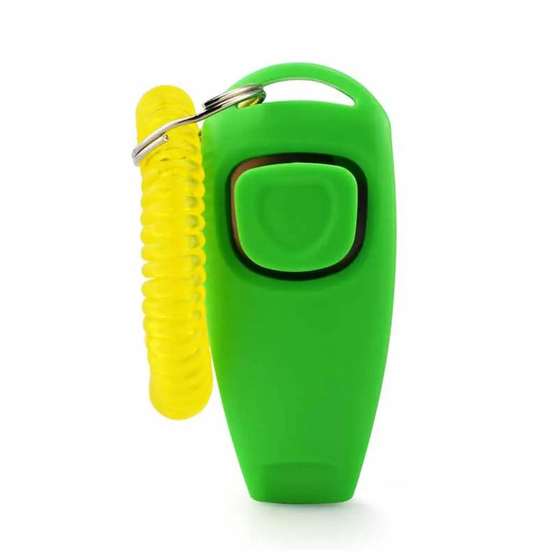2 In 1 Pet Clicker Dog Training Whistle Answer Card